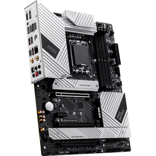 MSI PRO Z790-A MAX WIFI: Оперативная память 4xDDR5 7800+ МГц, до 192 ГБ