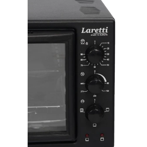 Електрична духовка настільна Laretti LR-EC3803 Black: Розміри 32x53x45см