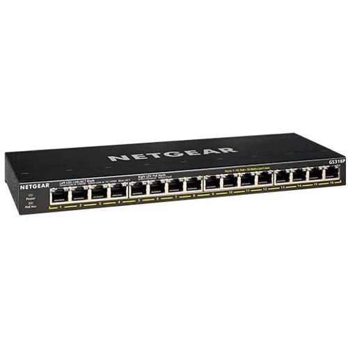 Мережевий комутатор Netgear GS316P (GS316P-100EUS)