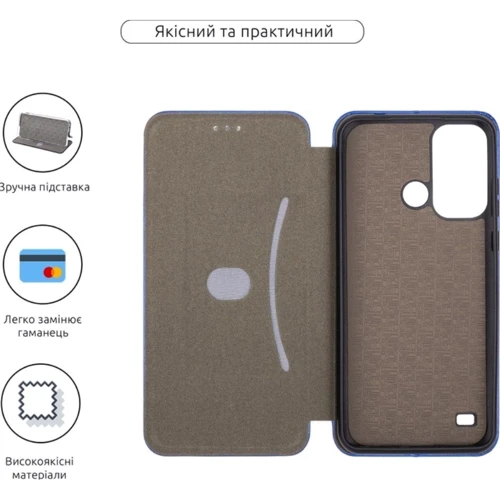 Аксесуар для смартфона Fashion Classy Blue для ZTE Blade A53 (ARM68855): Тип чехол-книжка