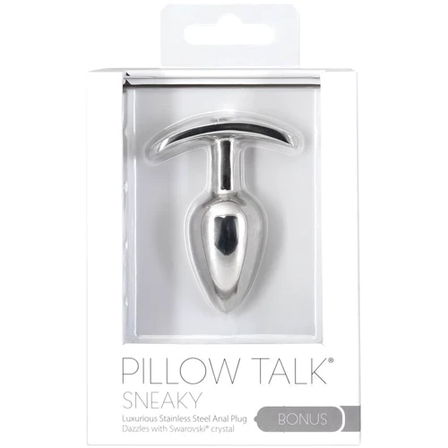 Анальная пробка Pillow Talk Sneaky Luxurious Stainless Steel Anal Plug