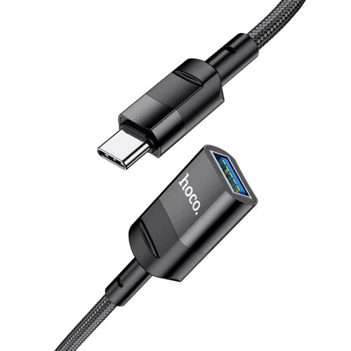 Кабель Hoco USB Cable to USB-C U107 3A 1.2m Black