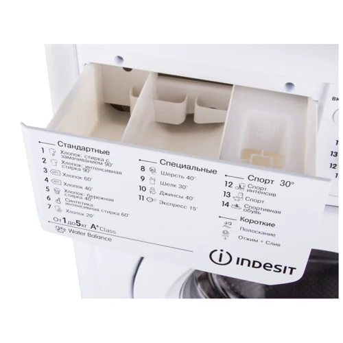 Стиральная машина Indesit IWS D51051 C: Количество программ стирки 16