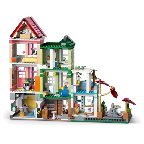 Конструктор LEGO Friends Хартлейк-Сіті Квартири та магазини 2040 деталей (42670) фото 5
