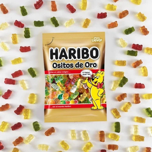 Цукерки Haribo Ositos De Oro 100 г (WT3088): Вага, г 100