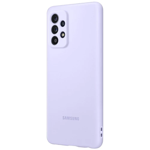 Аксессуар для смартфона Samsung Silicone Cover Violet (EF-PA525TVEGRU) for Samsung A525 Galaxy A52: Материал силикон