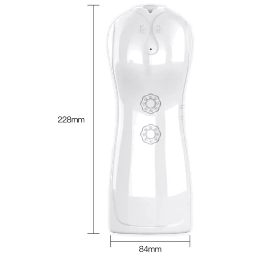 Мастурбатор FOXSHOW Vibrating and Flashing Masturbation Cup White (BS6300038)