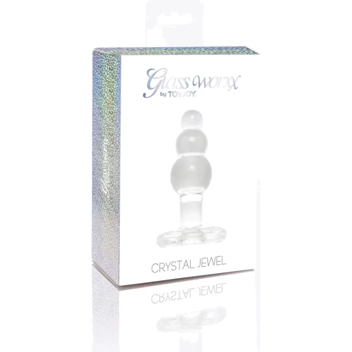 Стеклянная анальная пробка Toy Joy Crystal Jewel Crystal Jewel