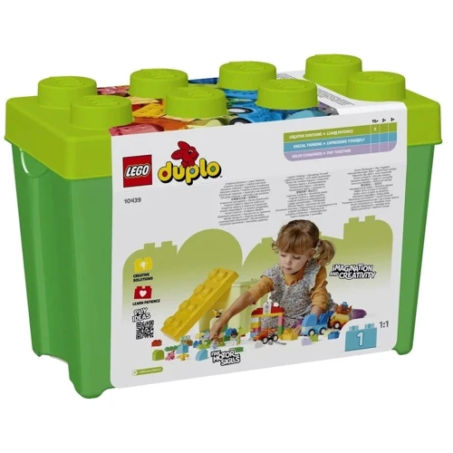 Конструктор LEGO Duplo Коробка кубиків: машини та вантажівки 80 деталей (10439): Серія DUPLO