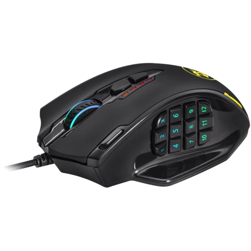 Мышь Redragon Impact RGB IR USB Black (78322): Интерфейс подключения USB