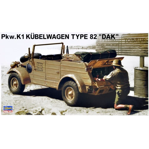 Модель Hasegawa Автомобиль Kubelwagen Type 82 DAK (HA24504)