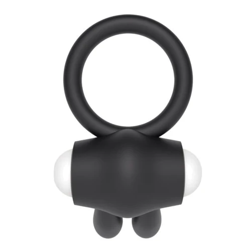 Ерекційне віброкільце LoveToy Power Clit Cockring, Black