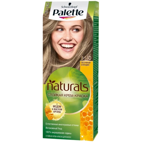Palette Naturals Крем-краска для волос 8-140 Песочный блондин 110 ml
