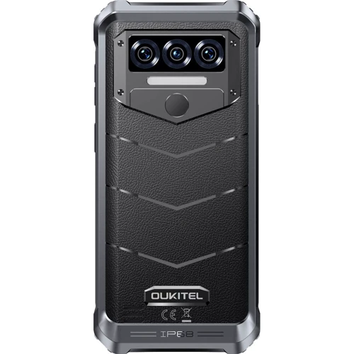 Смартфон Oukitel WP38 6/256GB Black (UA UCRF): Камера 13МП + 2 Мп / LED вспышка / HDR / Панорама / Фронтальная 5 Мп