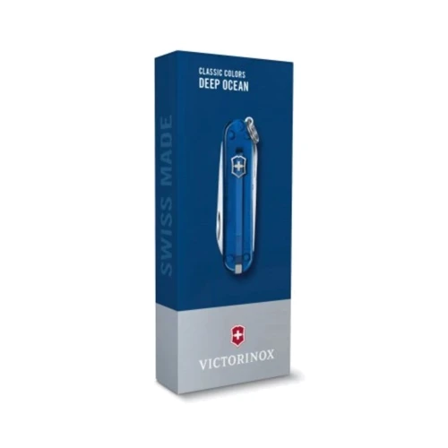 Мультитул Victorinox Classic SD Colors Deep Ocean 58мм/7функций/синий прозрачный (0.6223.T2G): Количество функций 7