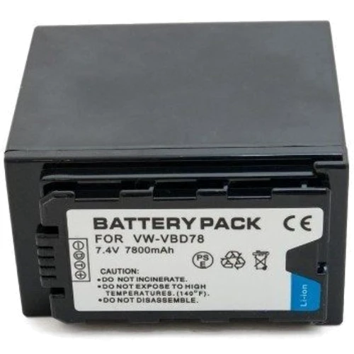 Extradigital Panasonic VW - VBD78, Li - ion, 7.4V, 7800mAh: Ємність 7800 mAh