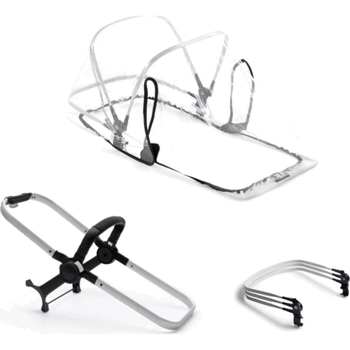 Каркас люльки/прогулочного блока для второго ребенка Bugaboo Donkey 3 Aluminium серебристый (180122ZW06): Производитель Bugaboo