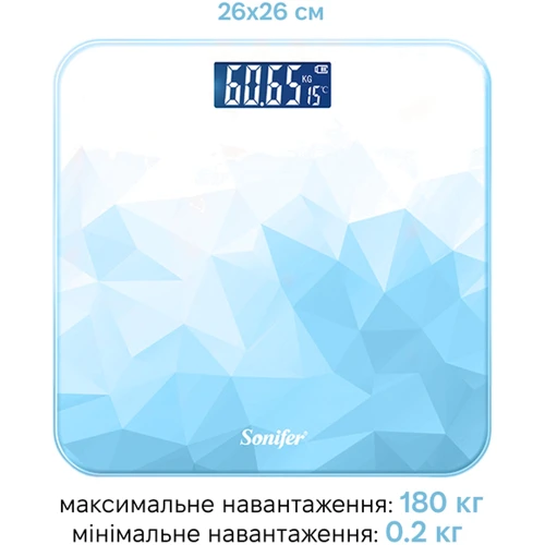 Весы напольные Sonifer SF-1909 blue