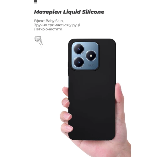 Чохол для телефона ArmorStandart ICON Case Black для Realme C63 4G / C61 4G / Note 60 4G / Note 60x 4G (ARM83024) фото 7