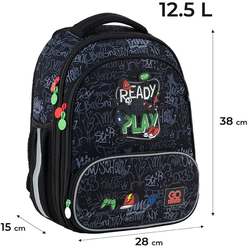 Рюкзак GoPack Education каркасний 597M-6 Ready2Play (GO24-597M-6) фото 16
