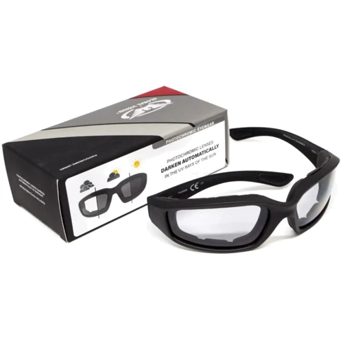Спортивні окуляри Окуляри захисні з поляризацією Global Vision Kickback-Z Polarized+Photochromic (light gray) Anti-Fog (GV-KIKB-CL123)