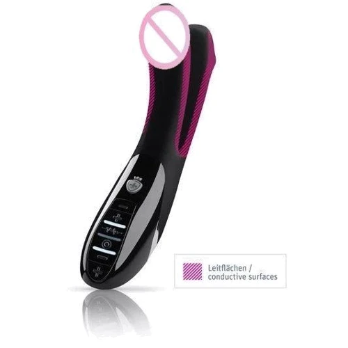 Вибратор с электростимуляцией Mystim Tingling Aparte eStim Black
