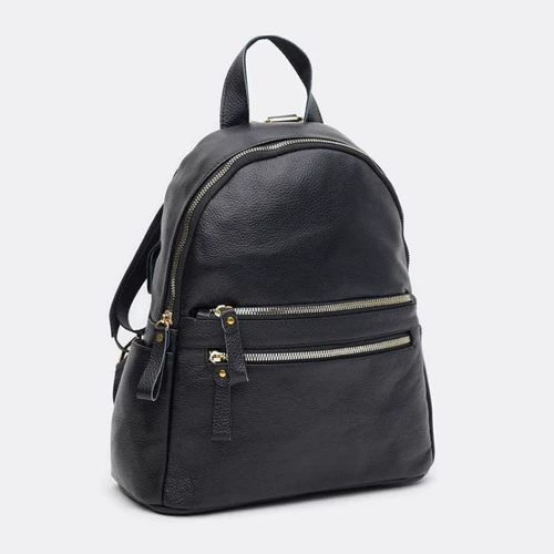 Женский рюкзак Borsa Leather черный k1s005-black (k1s005-black): Пол Женский