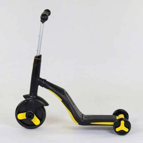 Самокат детский 3в1 Best Scooter с PU колёсами (свет+музыка) - Yellow (80453): Тип тормоза ножной