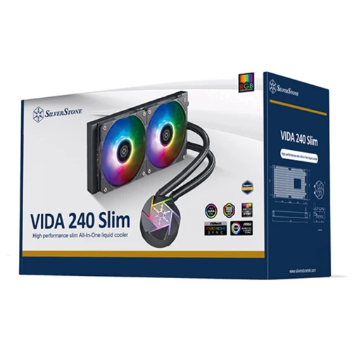Кулер Silverstone VIDA 240 SLIM (SST-VD240-SLIM) фото 13
