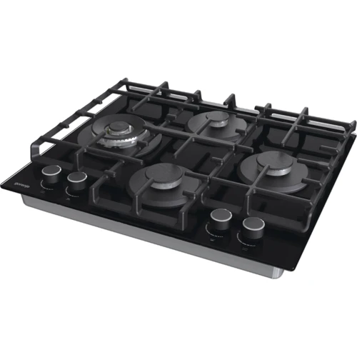 Варочная поверхность Gorenje GTW6D42AB: Рабочая поверхность стекло (закаленное)