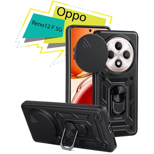 Чехол для телефонов BeCover Military Black for Oppo Reno12 F 5G (713079)