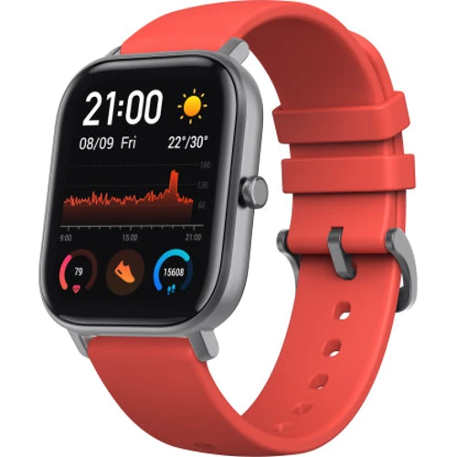 Смарт-часы Amazfit GTS Vermillion Orange: Емкость батареи, мАч 220
