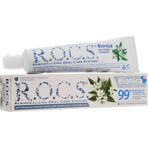 Зубная паста R.O.C.S. Бионика Отбеливающая 74 гр (4607034472023)