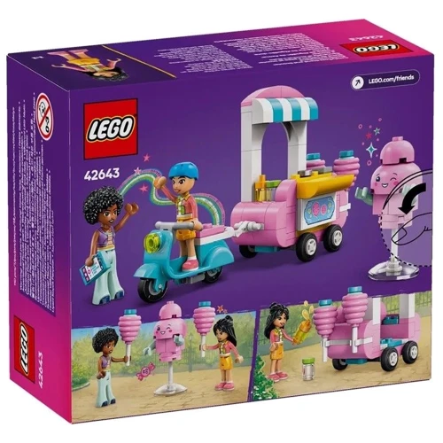Конструктор LEGO Friends Стенд со сладкой ватой и скутер 110 деталей (42643) фото 7