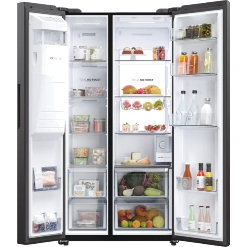 Холодильник Side-by-Side Haier HSW79F18DIPT: Размеры ВxШxГ, см 177.5х90.5х72.6