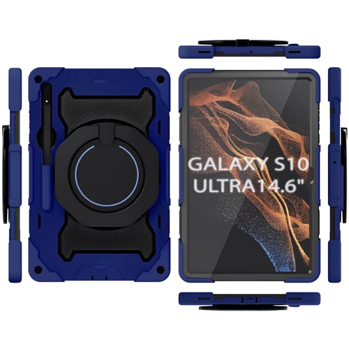 Аксессуар для планшетных ПК BeCover Armored Shockproof Case with Stand Blue for Samsung X920/X926 Galaxy Tab S10 Ultra (712227)