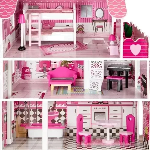 Ляльковий будиночок Ecotoys XXL з гіркою (TL49059) фото 6
