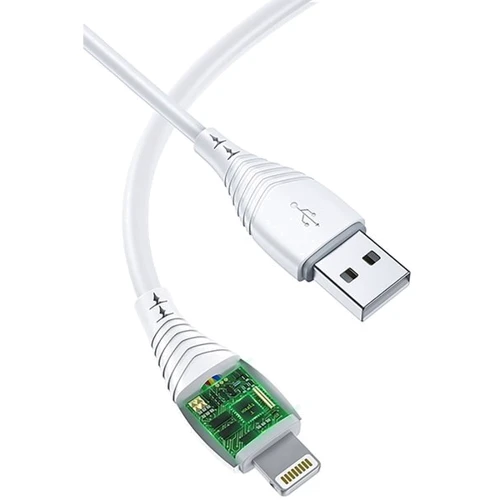 Кабель T-PHOX USB Cable to Lightning Nature 3A 1.2m White (T-L830 White) фото 4