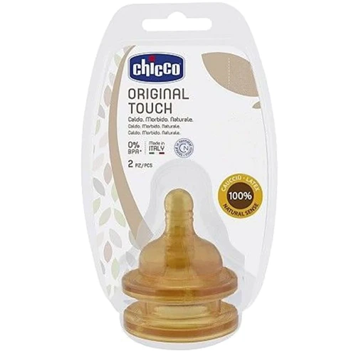 Латексная соска Chicco Original Touch для каш 6м+ 2 шт. (27856.00) фото 4