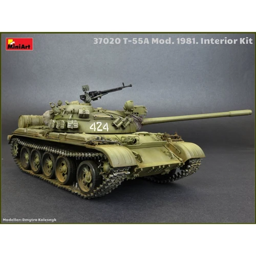 Сборная модель MiniArt MA37020 Советский средний танк Т-55А образца 1981 г фото 8