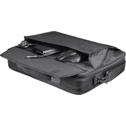 Сумка для ноутбуков Trust 17.3" Atlanta ECO Black (24190): Материал полиэстер