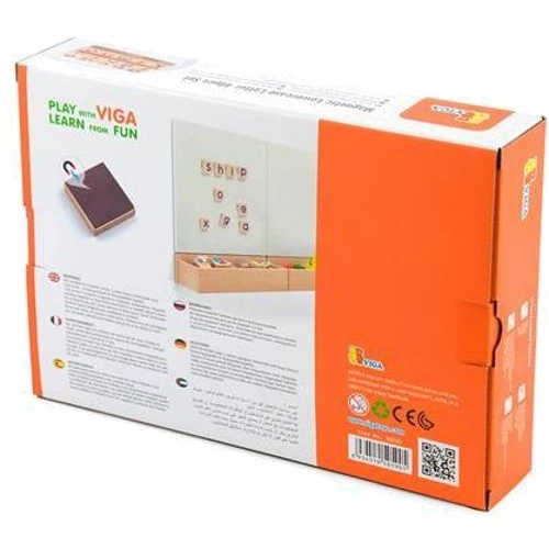 Набор магнитных букв Viga Toys Строчные 40 шт (50590): Тип обучающая методика
