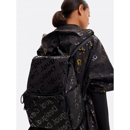 Рюкзак Desigual чорний (22WAKA05): Тип ручки Плечовий ремінь, Коротка ручка