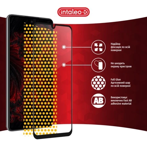Аксессуар для смартфона Intaleo Tempered Glass Full Glue Black for Samsung A256 Galaxy A25 5G фото 6