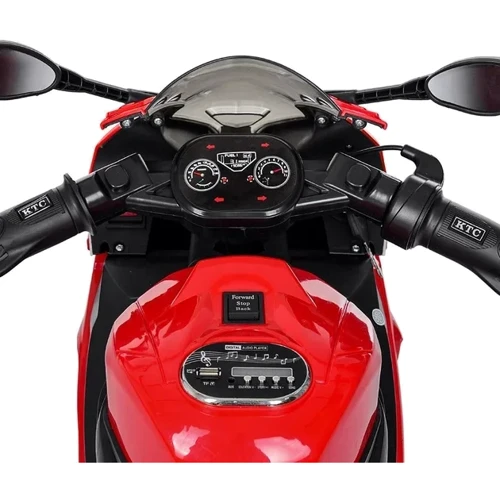 Детский электромотоцикл 2 колесный 50W Bambi Racer BMW красно-белый (M 4103-1-3): Рекомендуемый возраст от 3 лет до 8 лет