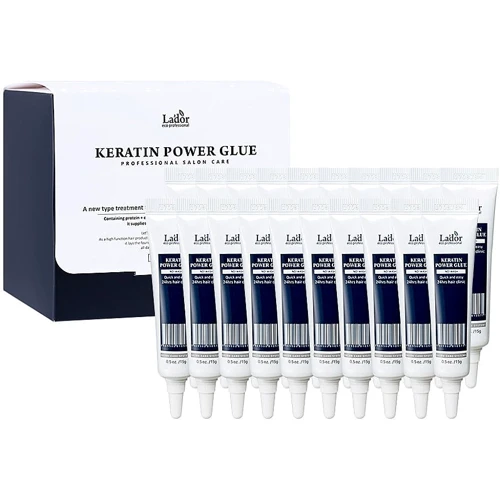 Lador Keratin Power Glue Сыворотка для волос для секущихся кончиков 4х15 g фото 7