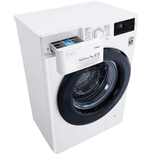 Стиральная машина LG F2J5HS9W: Загрузка белья (стирка), кг 7