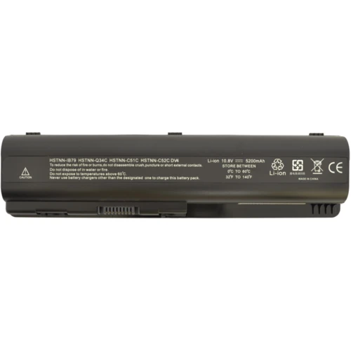 Батарея для ноутбука HP Compaq HSTNN-IB79 Pavilion DV6 10.8V Black 5200mAh OEM (909159)