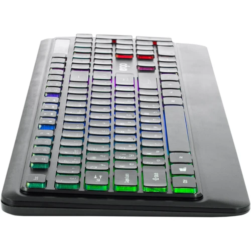 Клавиатура Ergo KB-635 USB Black (KB-635): Тип клавиатуры игровая