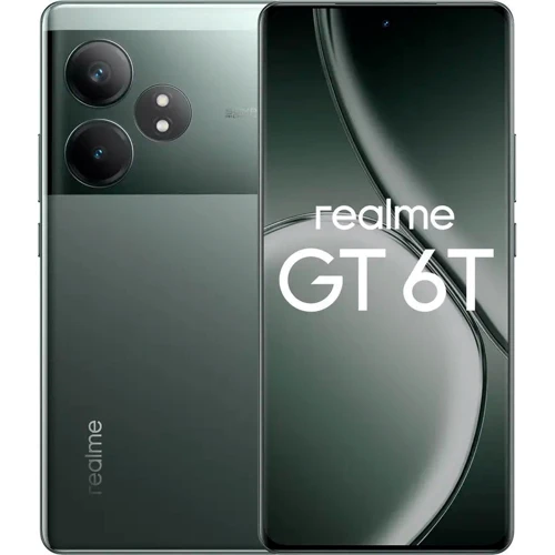 Смартфон Realme GT 6T 5G 12/256GB Razor Green (UA UCRF)